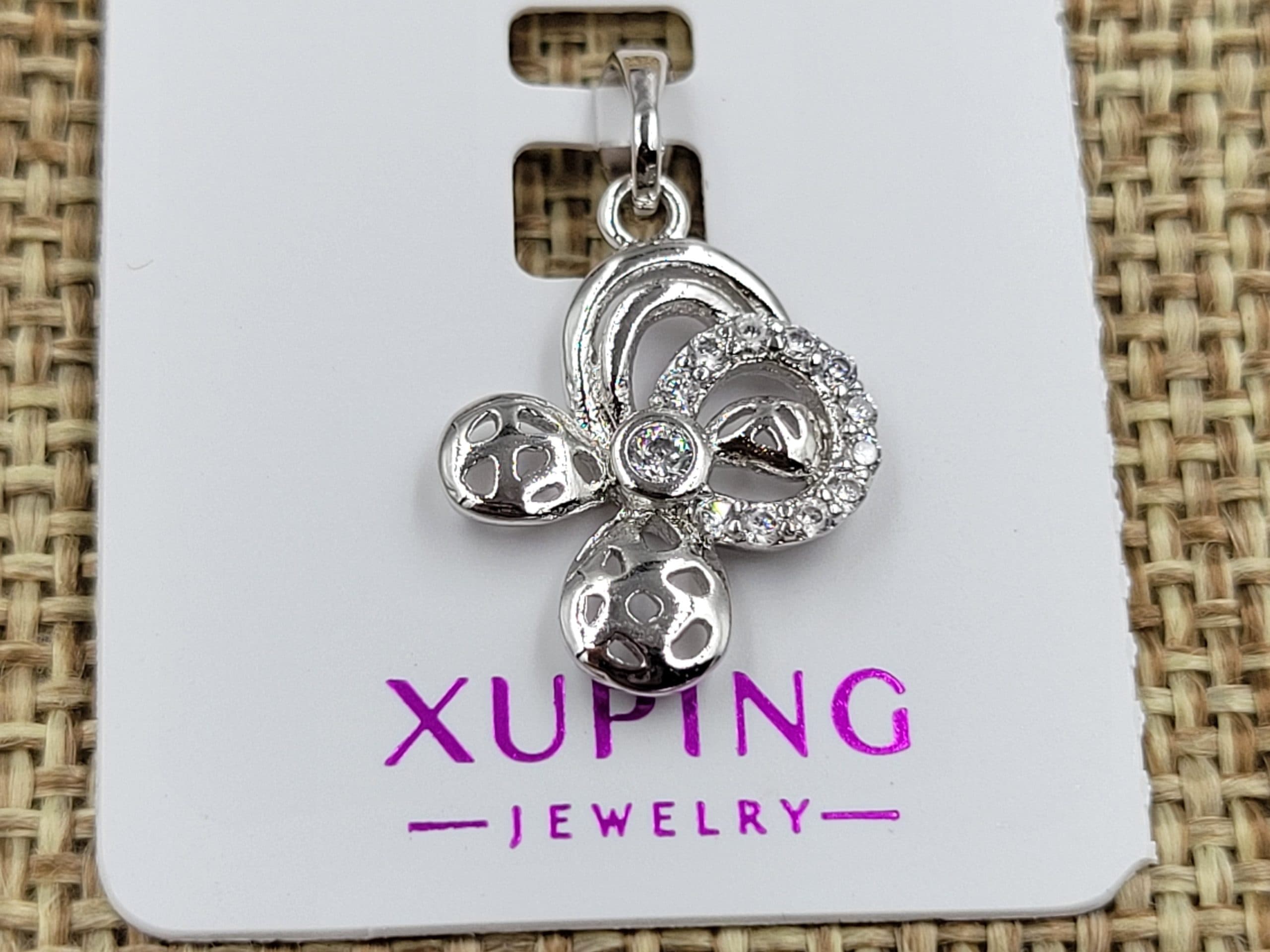 Кулон Xuping 13*22 мм родий
