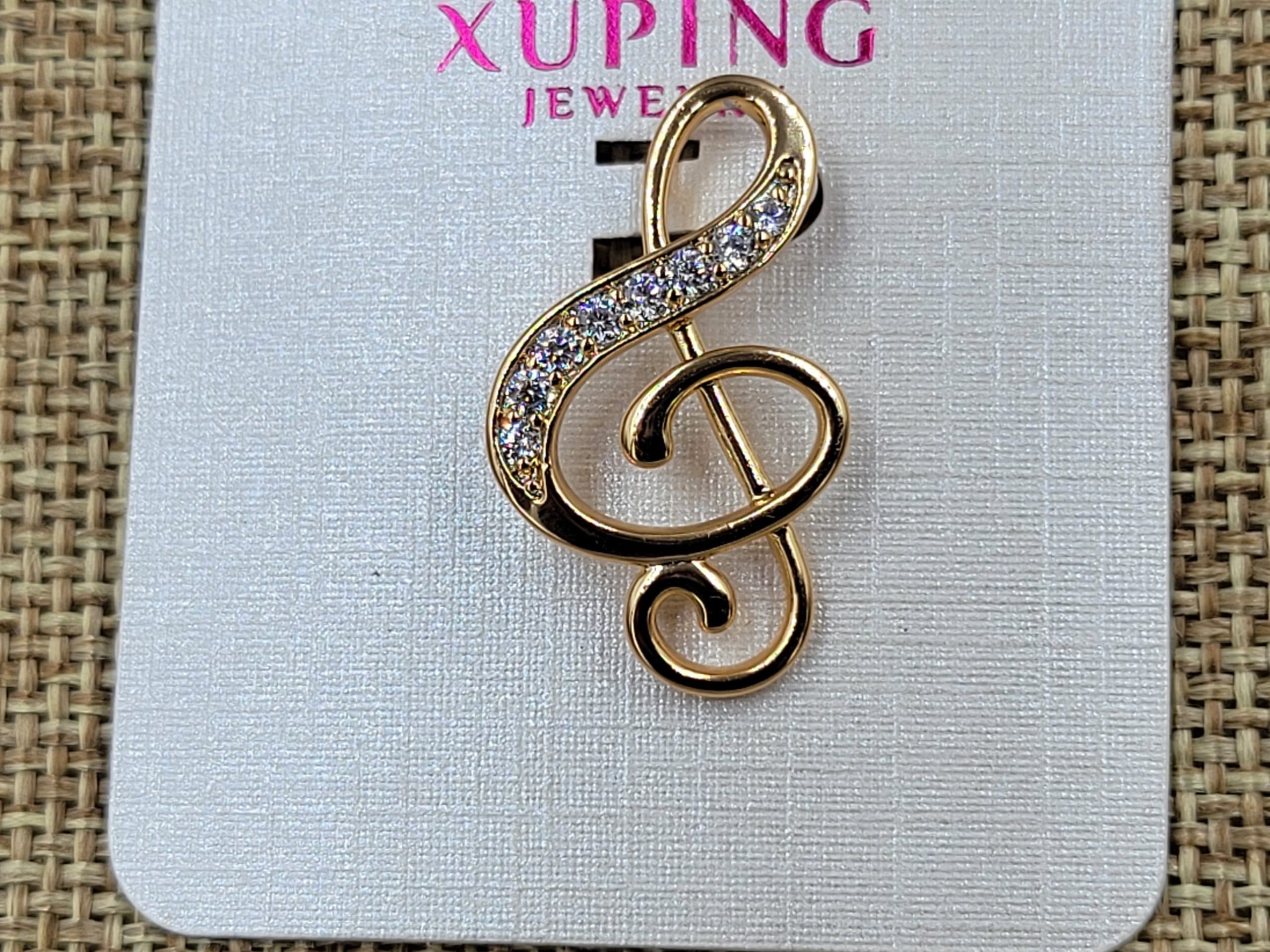 Кулон Xuping 16*26 мм позолота 18к