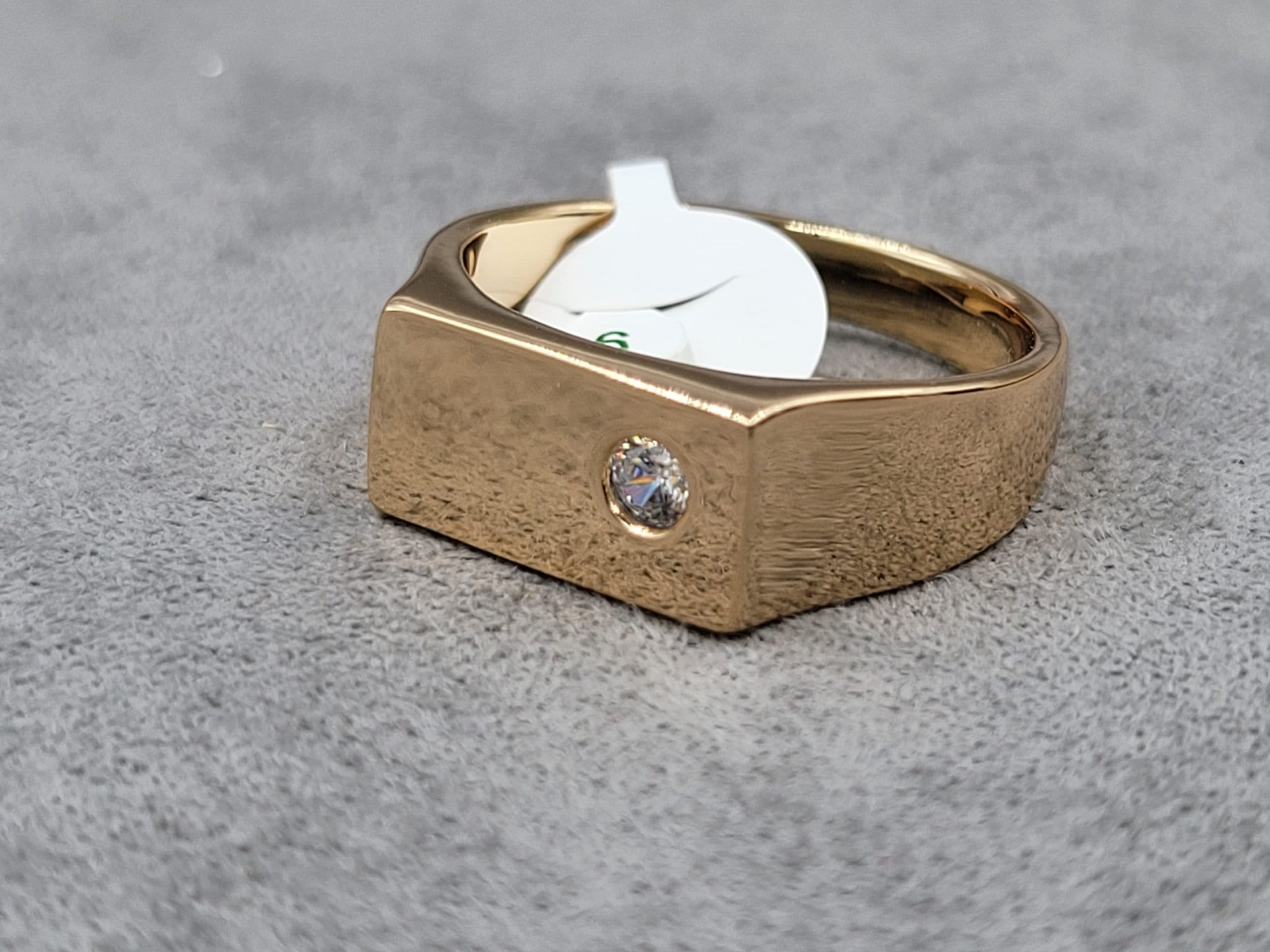 Каблучка Xuping 7,5 мм (16,17,18 розмір) колір 18к