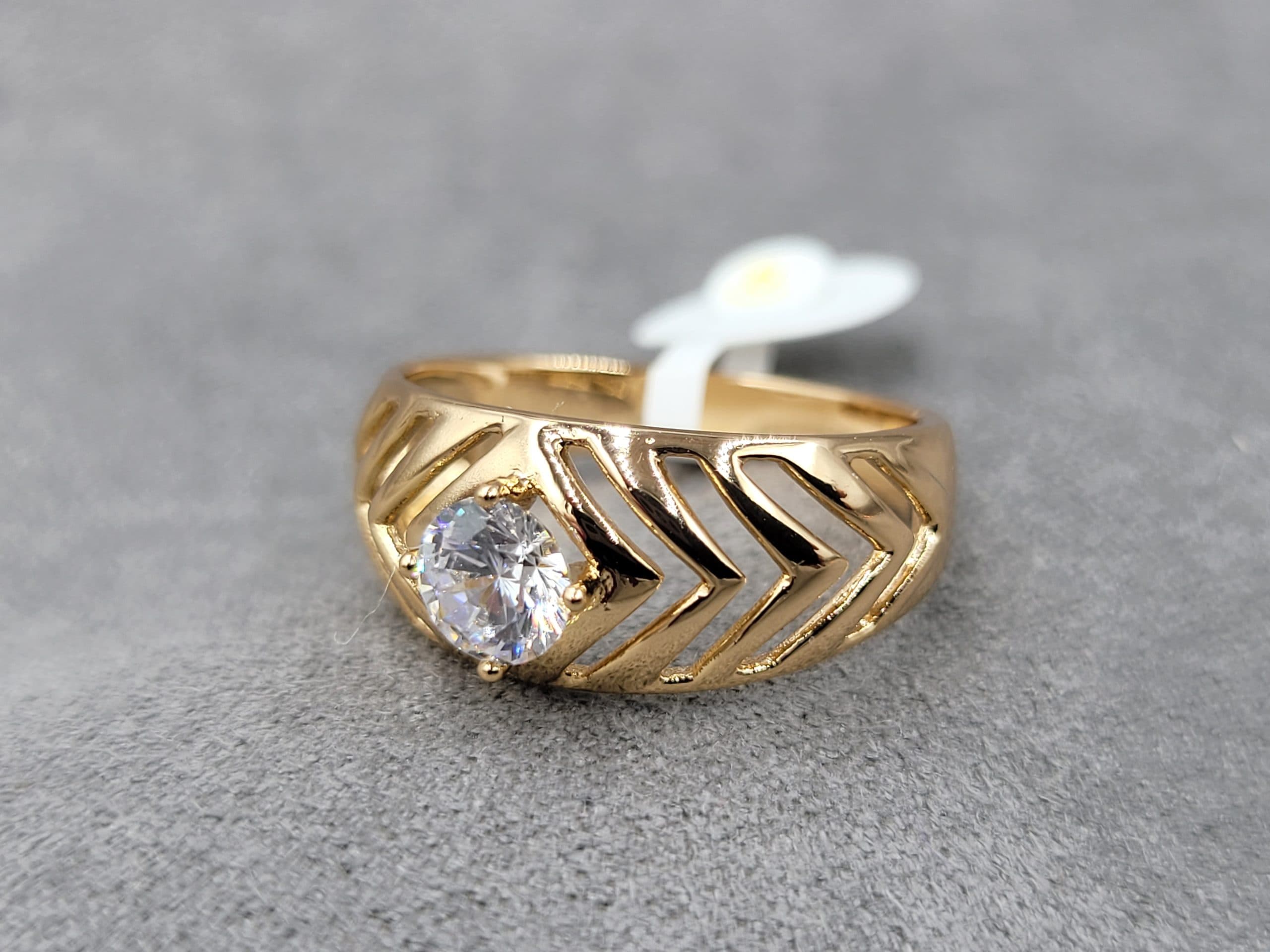 Кільце Xuping 8 мм (16,17,18 розмір) колір 18к