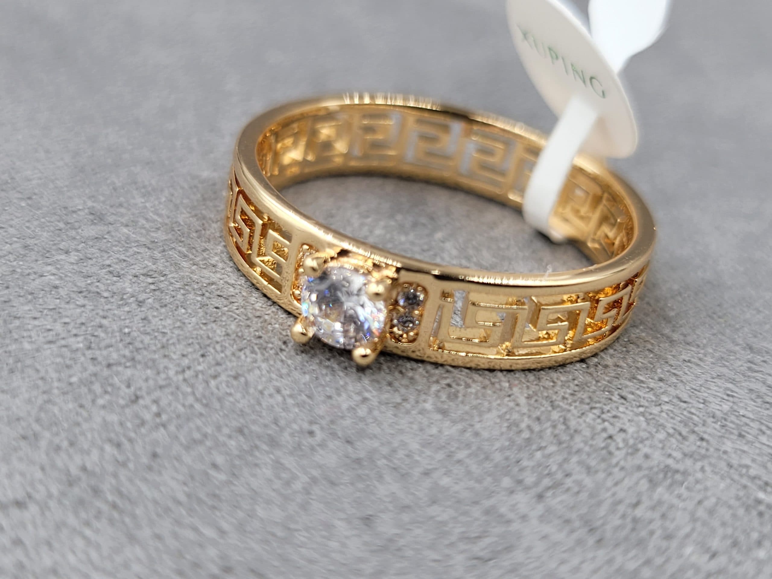 Кільце Xuping 5 мм (16,17 розмір ) колір 18к