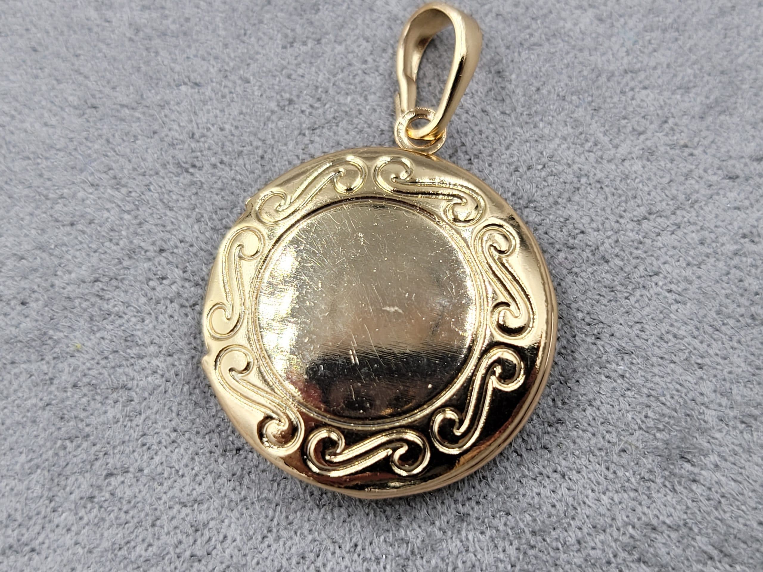 Ладанка 20 мм Xuping позолота 18к