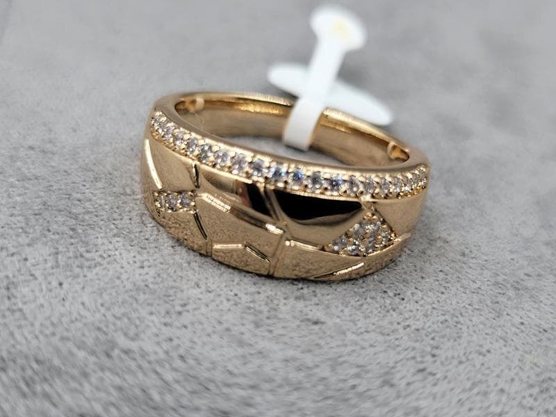 Каблучка Xuping 8 мм (16,17 розмір) 18к