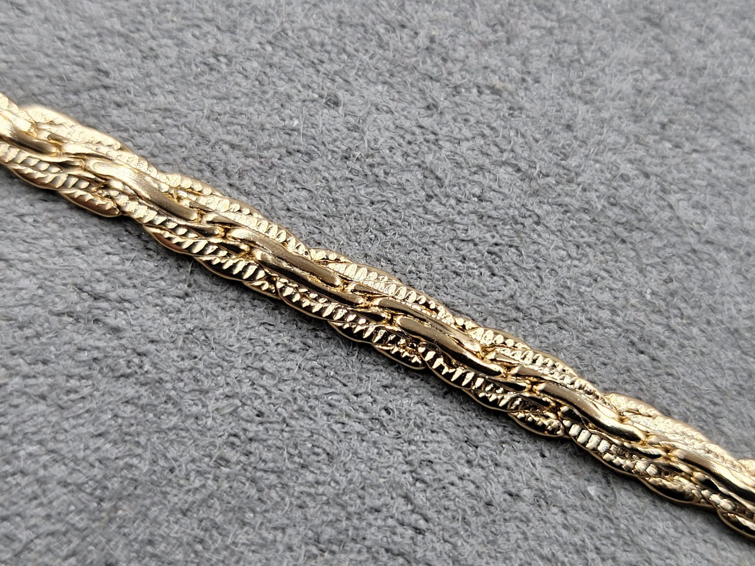 Браслет Xuping 4 мм довжина 19 см (18к)