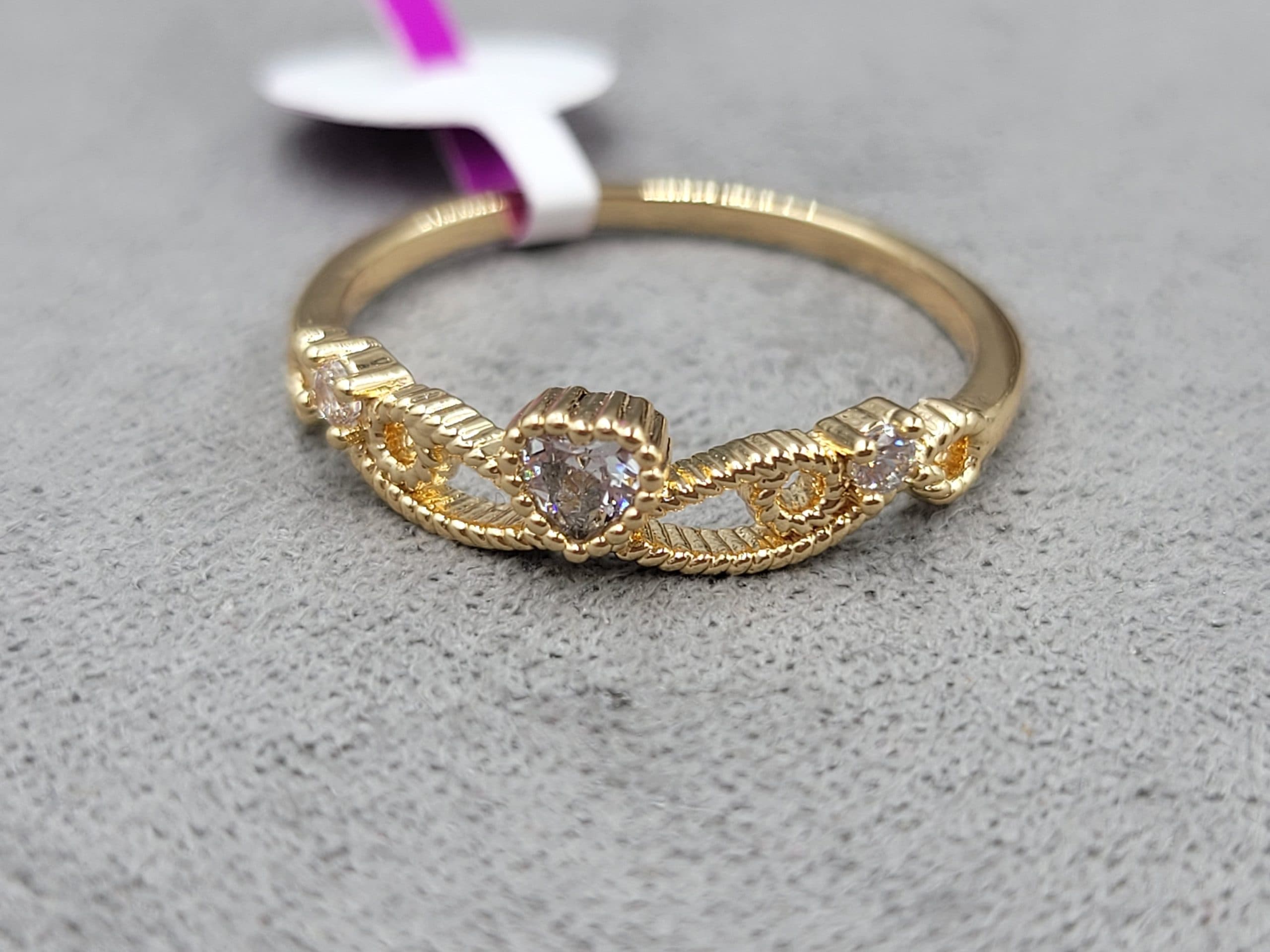 Кільце Xuping 5 мм (19,20 розмір) колір 18к