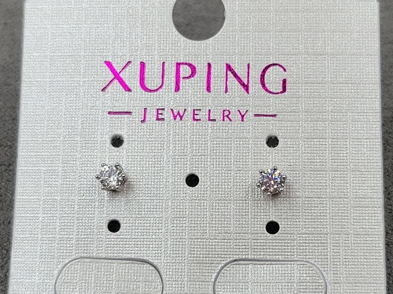 Гвоздики 3,5 мм Xuping родій