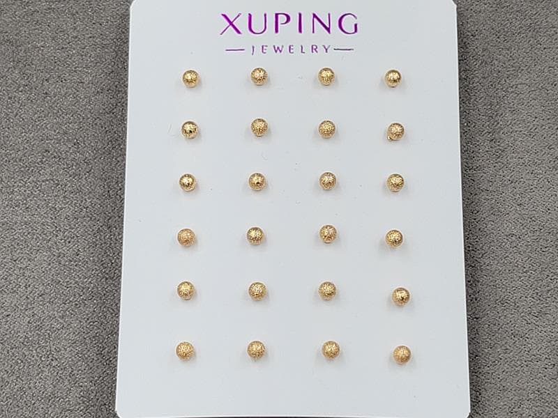 Гвоздики 3 мм Xuping колір 18к