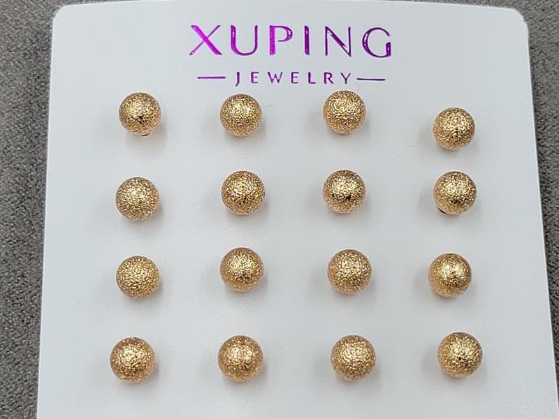 Гвоздики 5 мм Xuping колір 18к