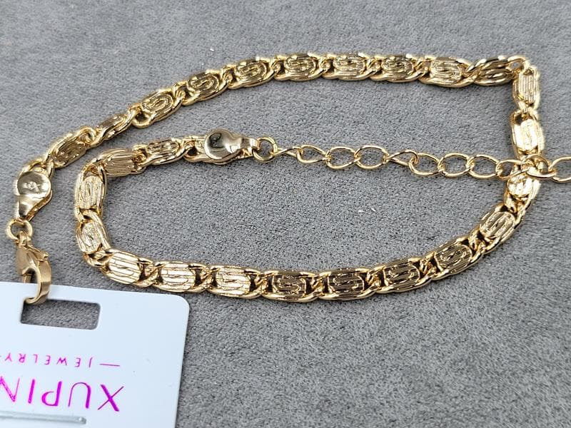 Браслет Xuping 4 мм довжина 23+5 см колір 18к