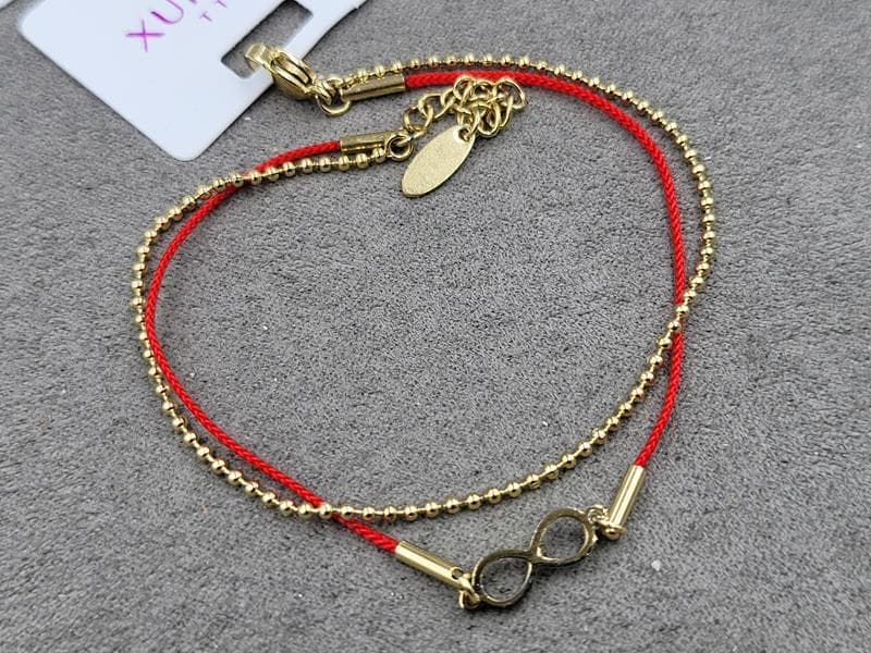 Браслет ТТМ Xuping довжина 17+3 см колір лимонне золото