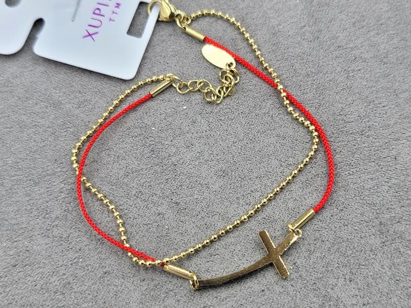 Браслет ТТМ Xuping довжина 17+3 см колір лимонне золото