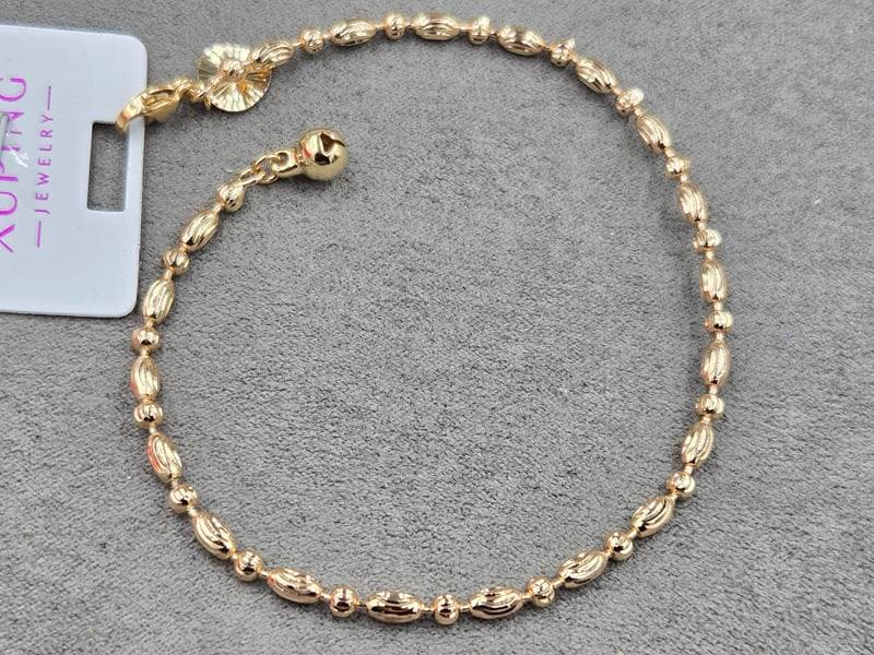 Браслет Xuping 3 мм довжина 23 см колір золото 18к