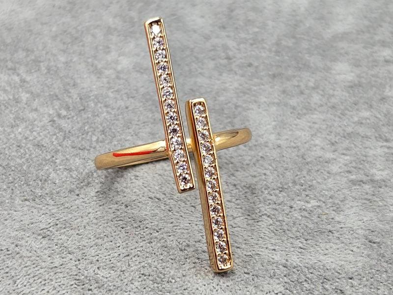 Каблучка Xuping 4*28 мм роз'ємна колір 18к