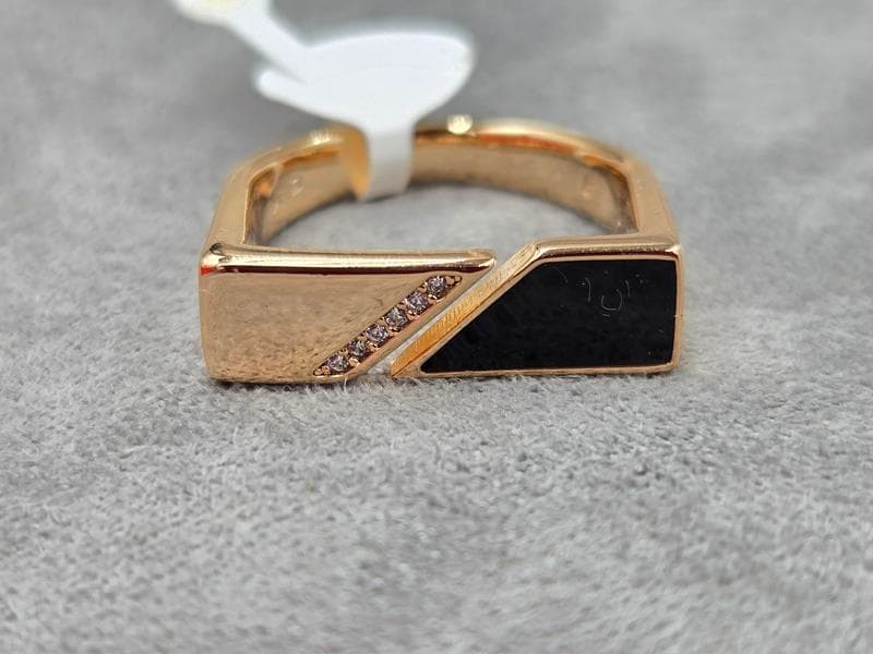 Каблучка Xuping 6 мм роз'ємна колір 18к