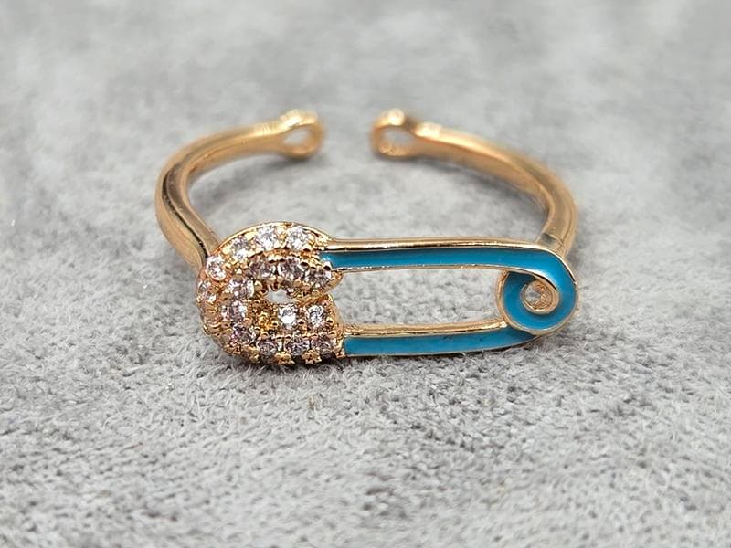 Каблучка Xuping 6,5 мм роз'ємна колір 18к