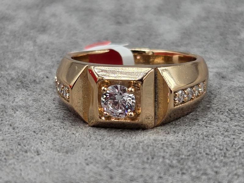 Каблучка Xuping 10 мм (20,21 розмір) колір 18к