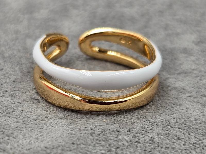 Каблучка Xuping 7 мм роз'ємна колір 18к