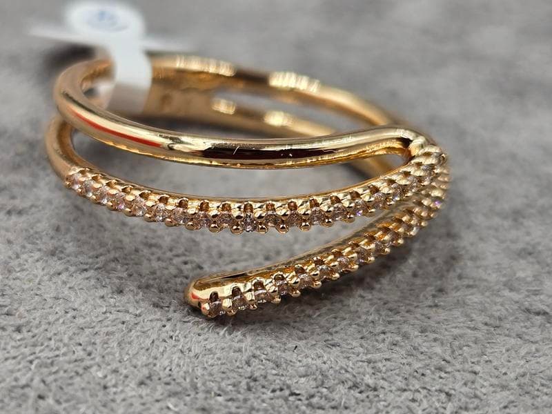 Каблучка Xuping 8 мм колір 18к