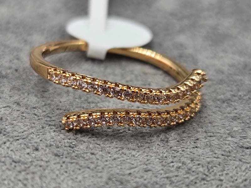 Каблучка Xuping 2 мм роз'ємна колір 18к