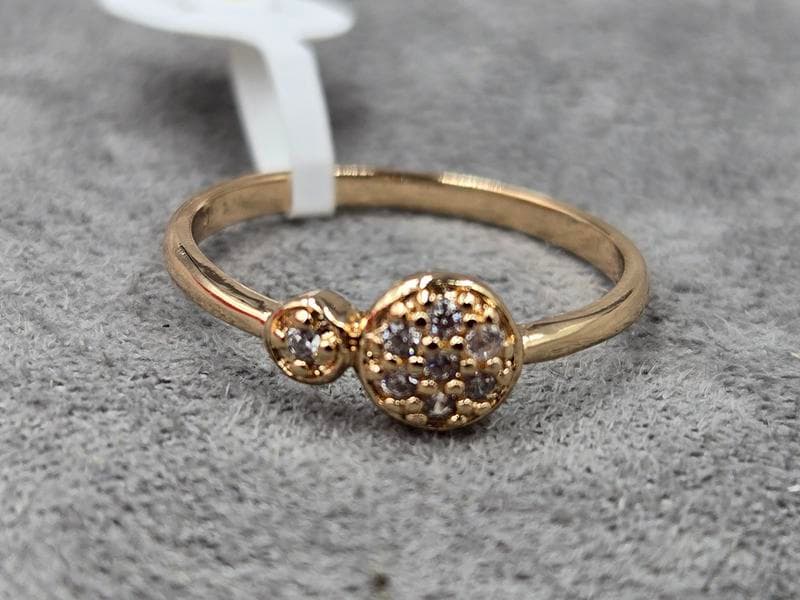 Каблучка Xuping 5 мм 16,17,18,19 розмір) колір 18к