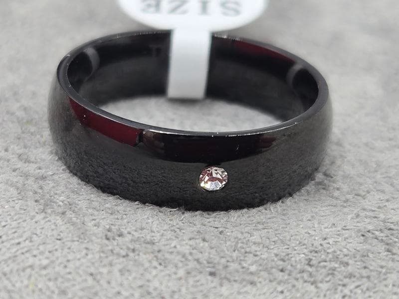 Каблучка Xuping 6 мм (16,17,18,19,20 розмір) чорна