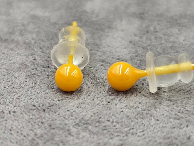 Гвоздики Xuping кераміка 4 мм жовті