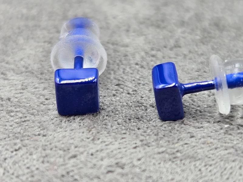 Гвоздики Xuping 4 мм сині