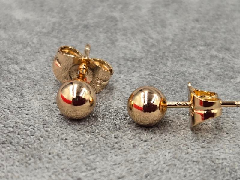 Гвоздики Xuping 5 мм колір 18к