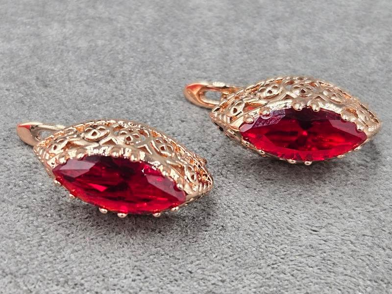 Сережки Fallon 10*19 мм англійський замок