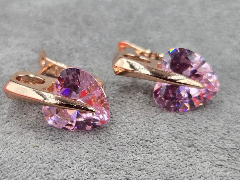 Сережки Fallon 10*17 мм англійський замок