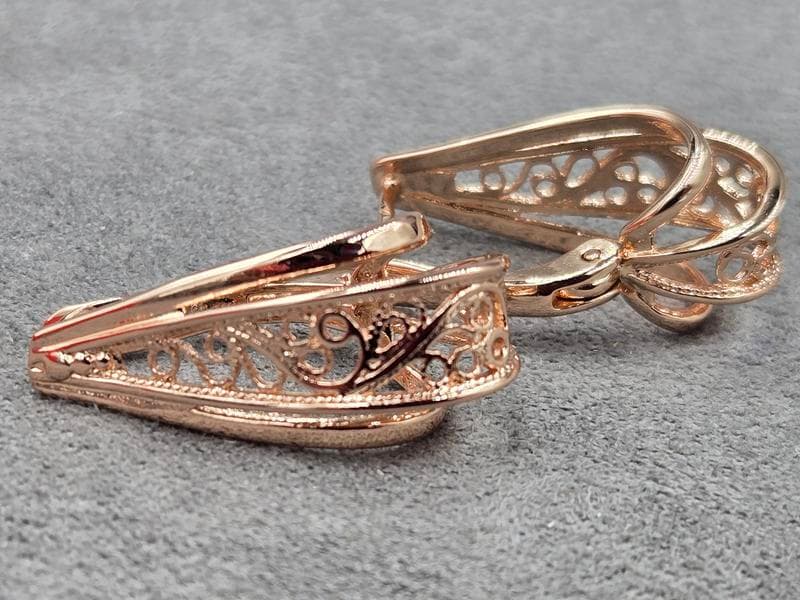 Сережки Fallon 12*26 мм англійський замок