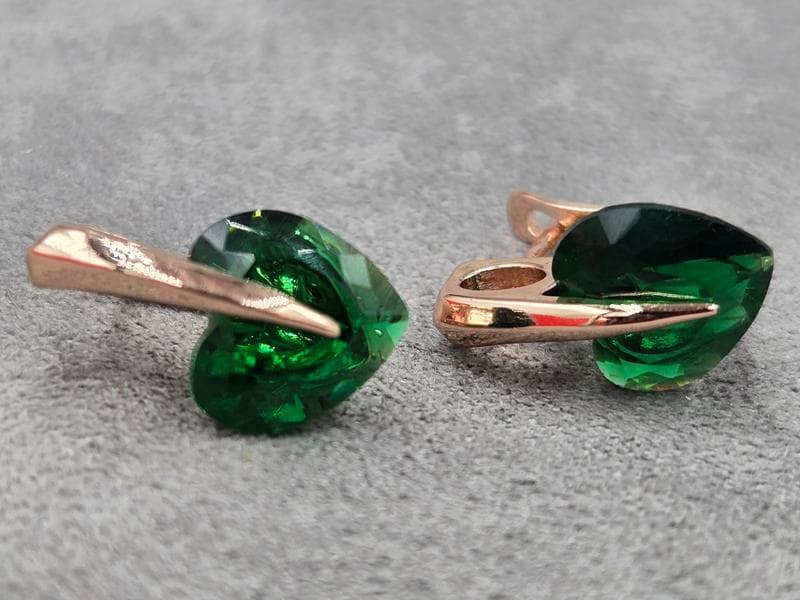 Сережки Fallon 10 мм висота 17 мм англійський замок