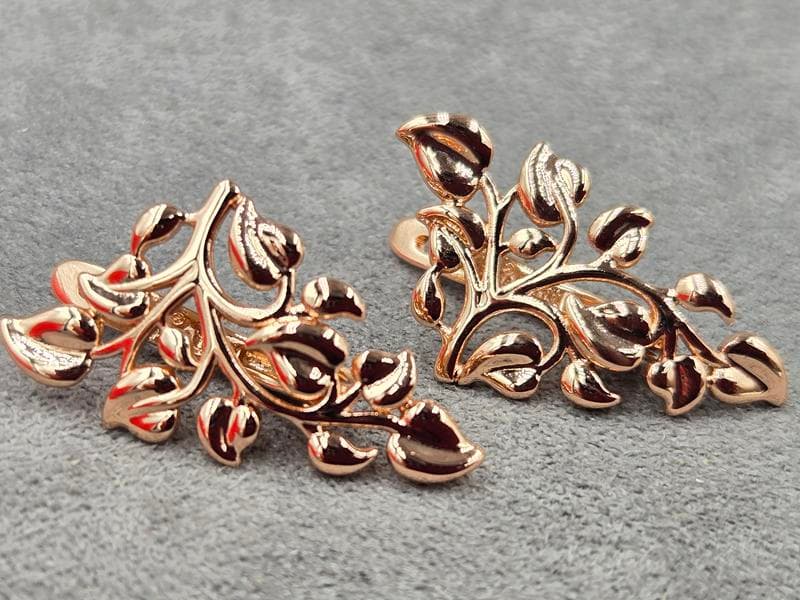 Сережки Fallon 15*27 мм англійсьий замок колір золото