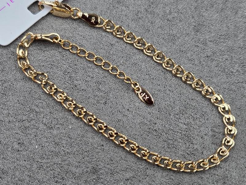 Браслет Xuping 4 мм довжина 17+3 см колір золото