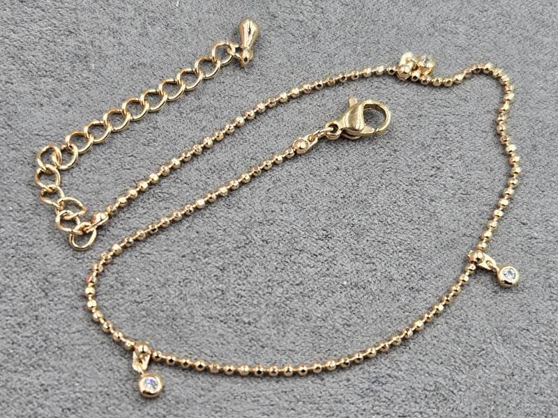 Браслет Xuping 1,5 мм довжина 23+3 см колір золото