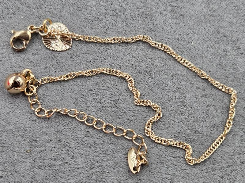 Браслет Xuping 2 мм довжина 18+5 см колір золото