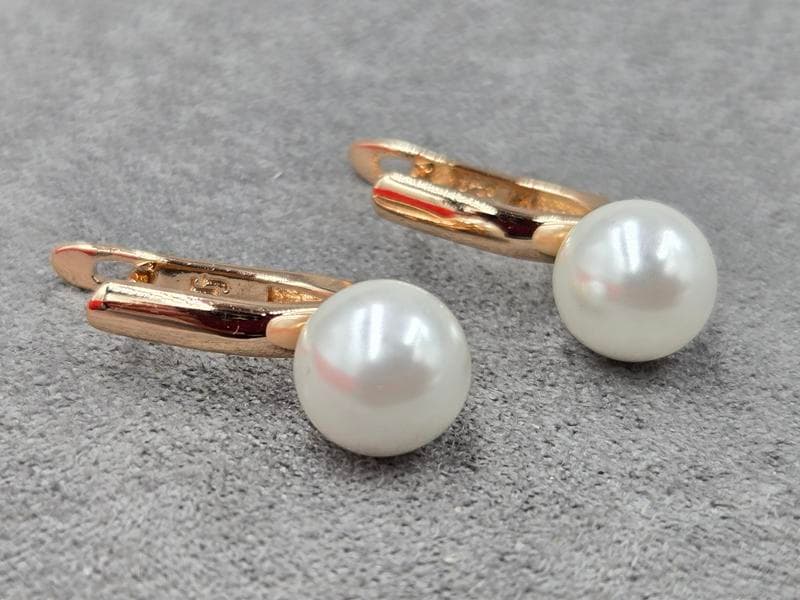 Сережки Fallon 9 мм висота 20 мм англійський замок