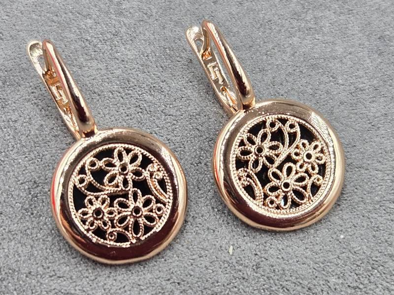 Сережки Fallon 19 мм висота 32 мм англійський замок