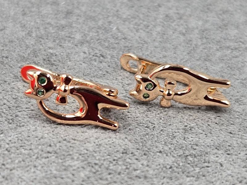 Сережки Fallon 7 мм висота 14 мм англійський замок