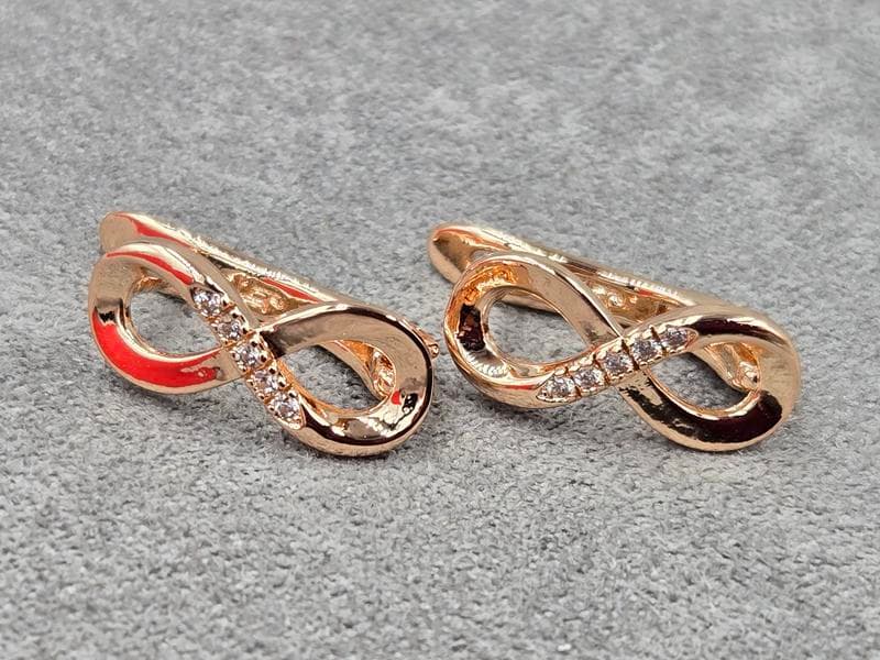 Сережки Fallon 7 мм висота 17 мм англійський замок