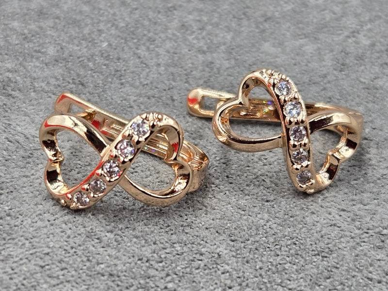 Сережки Fallon 9 мм висота 15 мм англійський замок