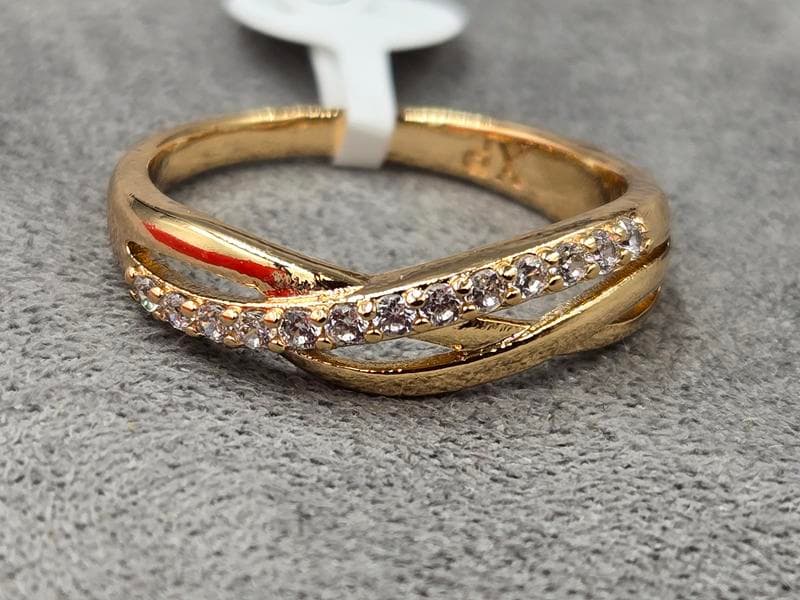 Каблучка Xuping 6 мм (17,19 розмір) колір 18к