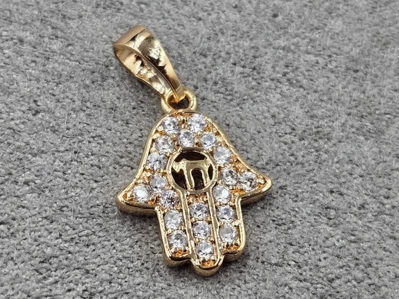 Кулон Xuping 12 мм висота 22 мм колір 18к