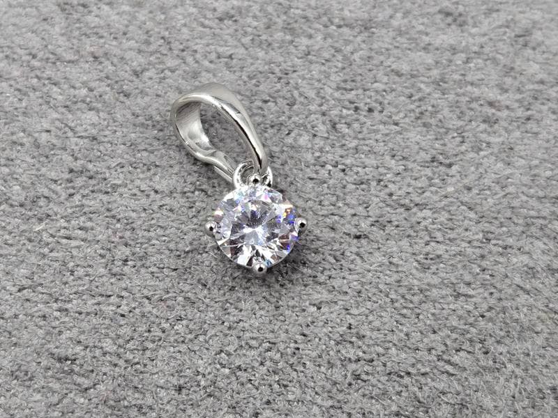 Кулон Xuping 6 мм висота 13 мм родій