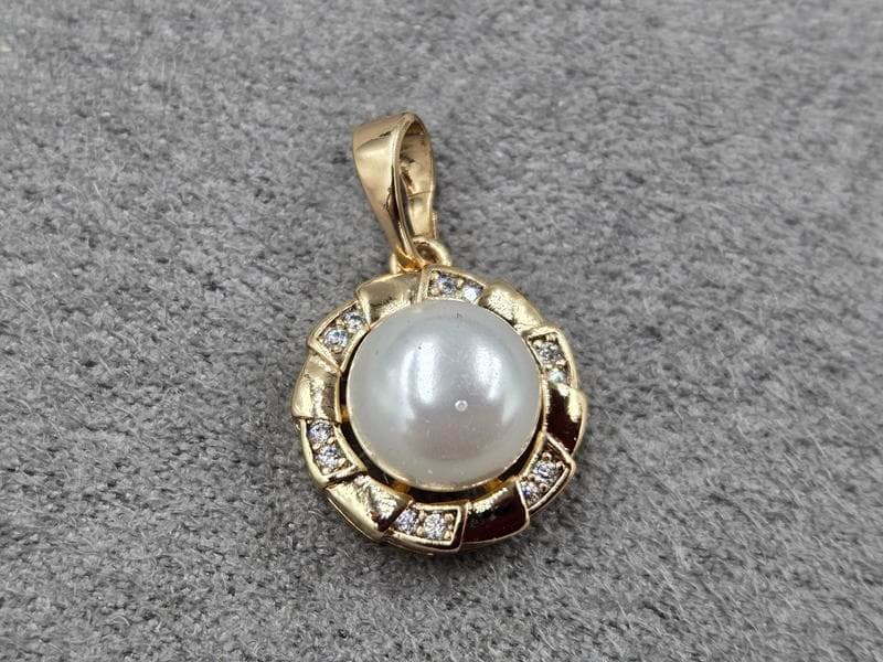 Кулон Xuping 12 мм висота 20 мм колір 18к