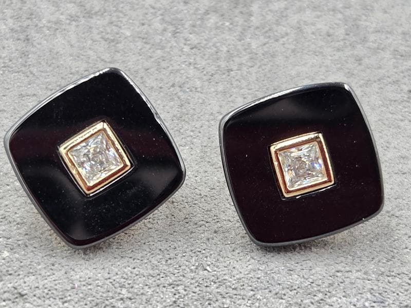 Сережки Xuping 18 мм висота 18 мм англійський замок колір 18к