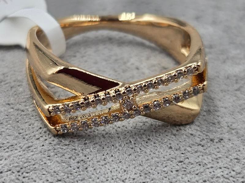 Каблучка Xuping 8 мм (16,17,18,19 розмір) колір 18к