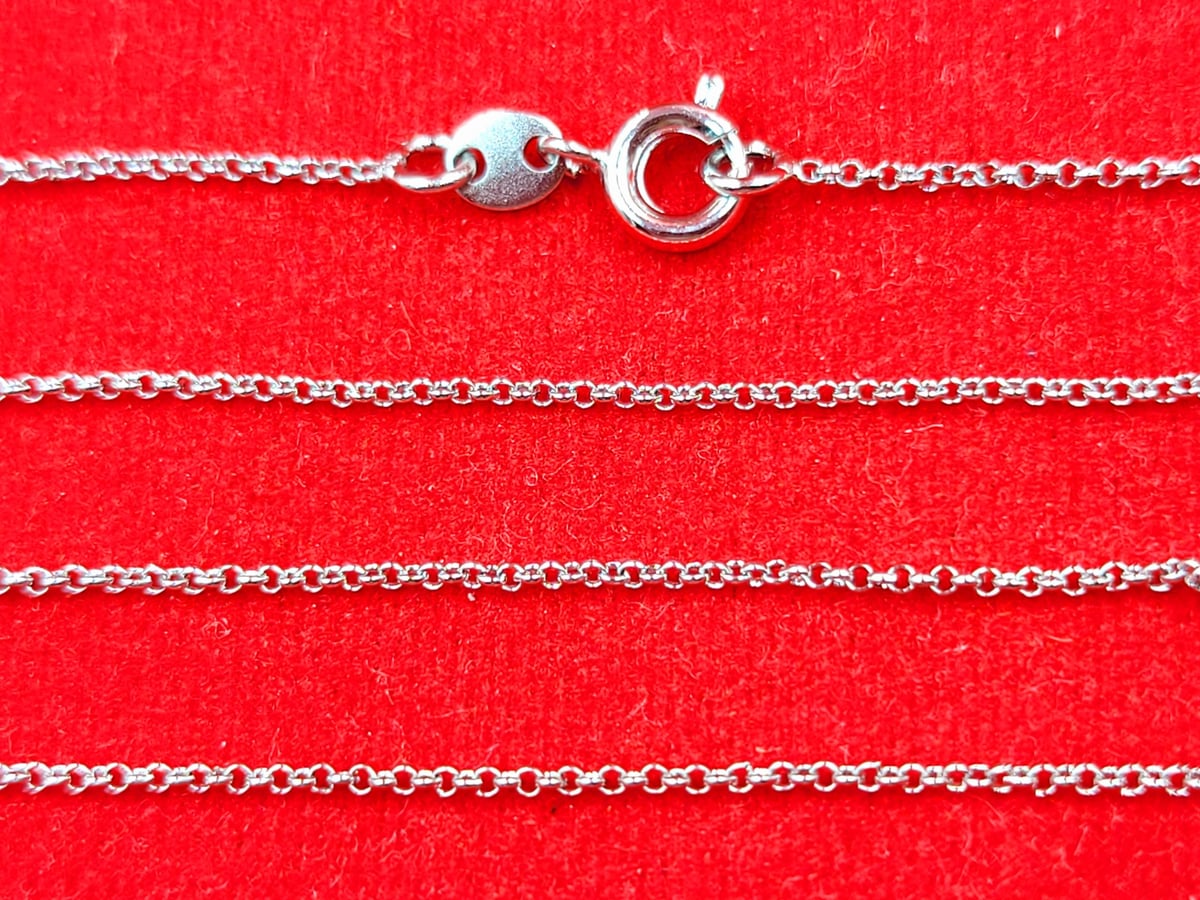 Ланцюжок Xuping 1 мм довжина 60 см родій