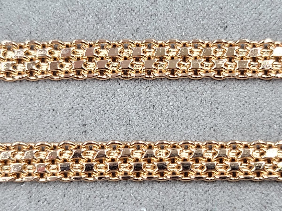 Ланцюжок Xuping 5,5 мм довжина 50 см червона позолота