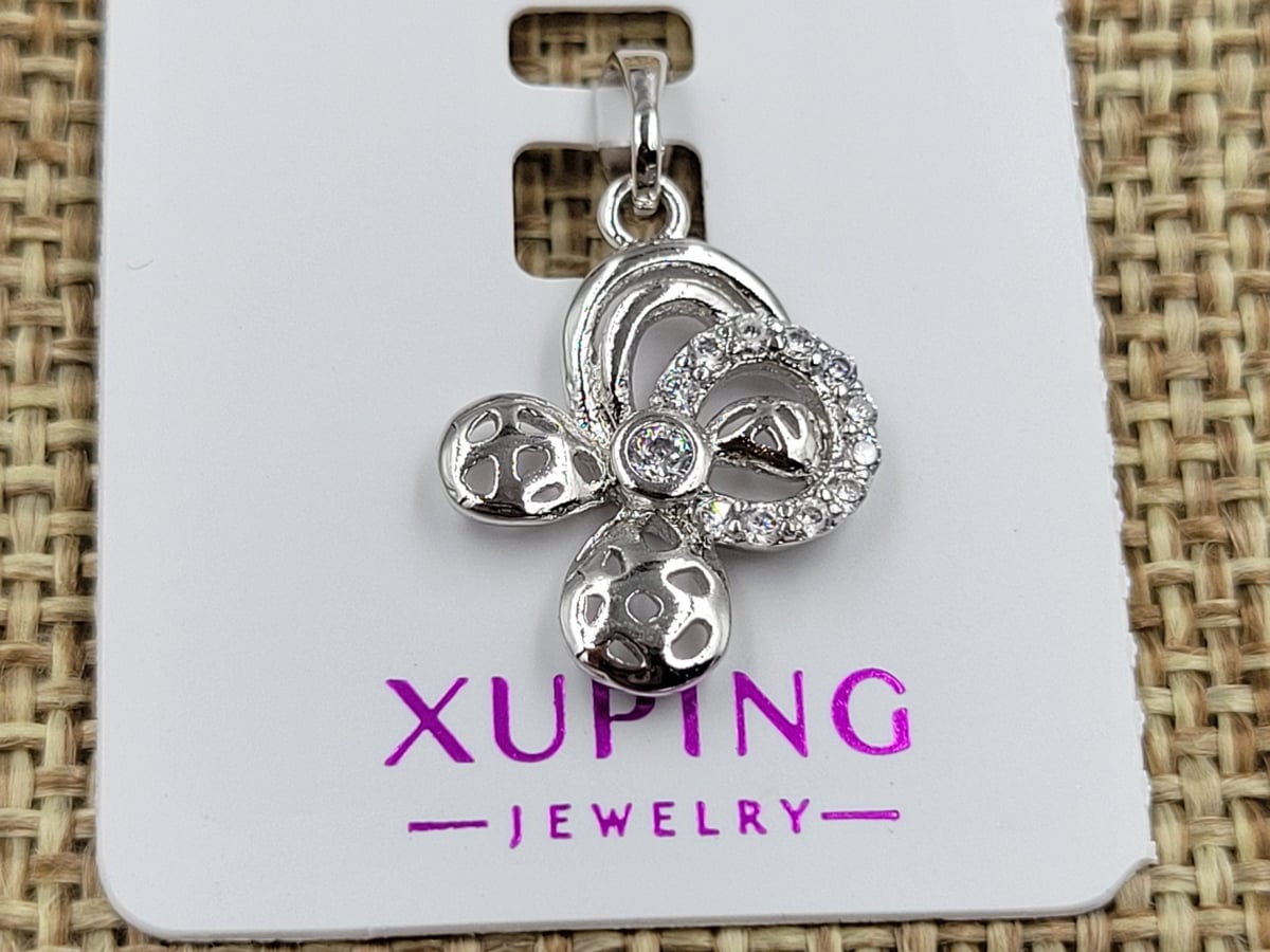 Кулон Xuping 13*22 мм родий